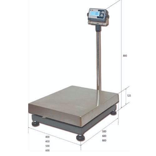 товарные весы promas pm1b-150 платформа 400х500 MAS-center