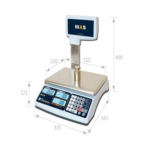 торговые весы master mr1-15p MAS-center