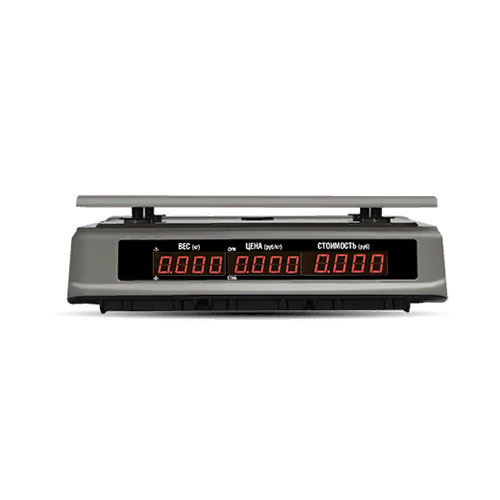 торговые настольные весы m-er 328 ac touch-m led rs232 и usb Mertech (Меркурий)