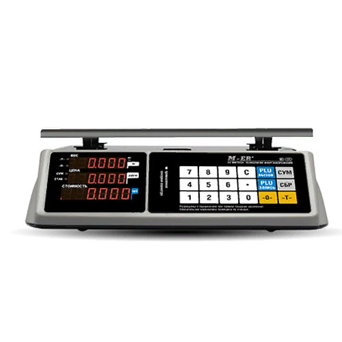 торговые настольные весы m-er 328 ac touch-m led Mertech (Меркурий)