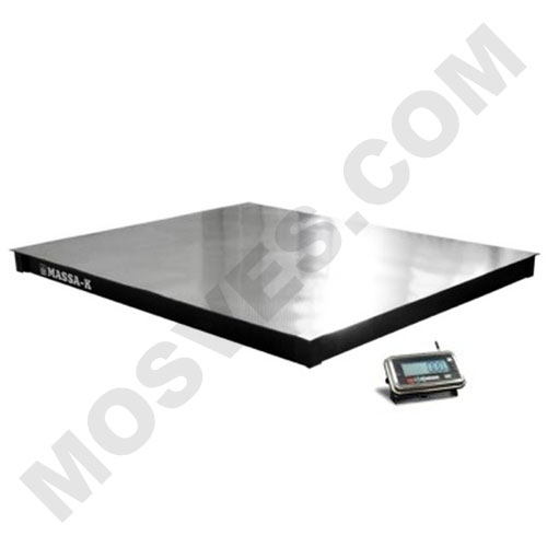 весы «4d-p.sp-3-2000» платформенные до 2000 кг 1500х1250 мм настил нерж.сталь Масса-К