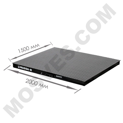 весы «4d-pm-7-3000-rc» платформенные с печатью чеков платформа 2000х1500 мм Масса-К