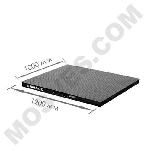 весы «4d-p-2-1500-rl» платформенные с печатью этикеток платформа 1000х1250 мм Масса-К