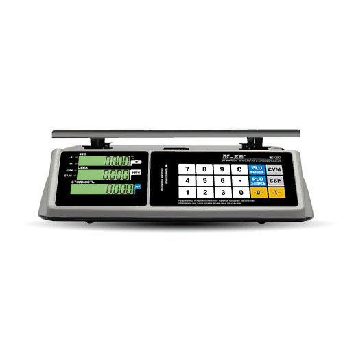 торговые настольные весы m-er 328 ac touch-m lcd rs232 Mertech (Меркурий)