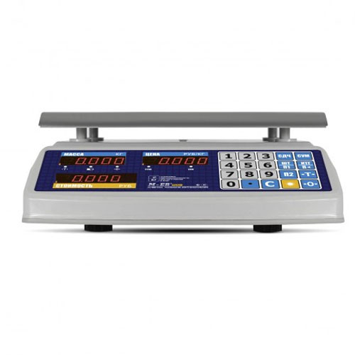 торговые настольные весы влагозащищенные m-er 329 ac ip68 fisher led Mertech (Меркурий)