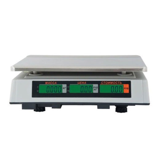 торговые настольные весы m-er 327ac lcd ceed белые Mertech (Меркурий)