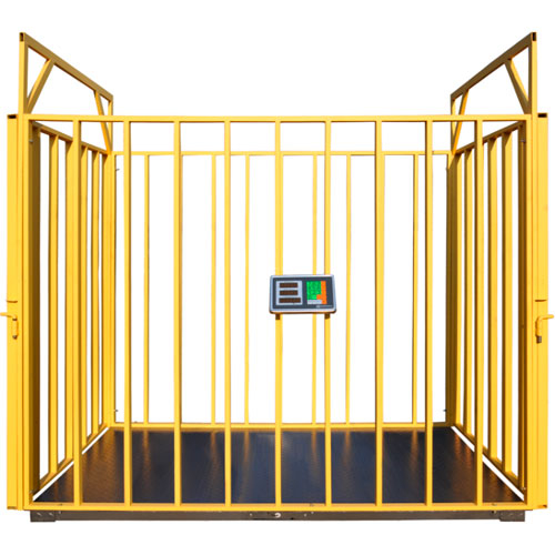 весы вэт-1-2000п-1с-ж (1000x1500) для взвешивания животных до 2000 кг Мехэлектрон-М