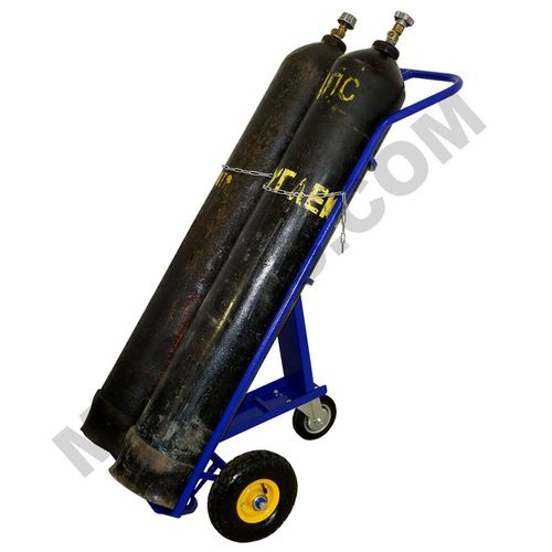 тележка для баллонов гбт-2 (200 кг, для 2-х газовых баллонов,высота 1700 мм, колеса литые) Smart