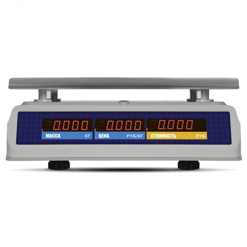 торговые настольные весы влагозащищенные m-er 329 ac ip68 fisher led Mertech (Меркурий)