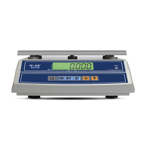 фасовочные настольные весы m-er 326af-32.5 lcd cube Mertech (Меркурий)