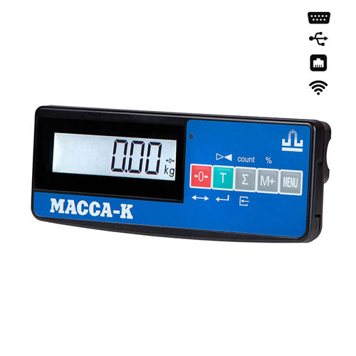 весы нерж 4d-pm.s-2-1500-a(ruew) с интерфейсами rs, usb, ethernet, wifi Масса-К