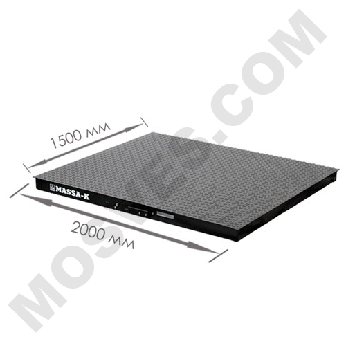 весы «4d-pm-7-6000-a» платформенные платформа 2000х1500 мм Масса-К