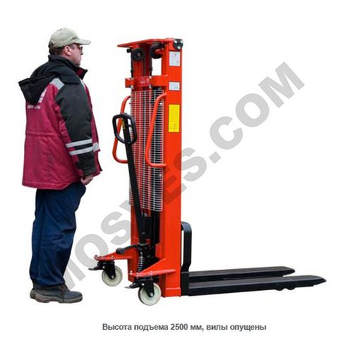 штабелер гидравлический ручной ep mse 1000/1600 (1 т, высота подъема 1600 мм, 1150х560 мм) (1000 кг) EP