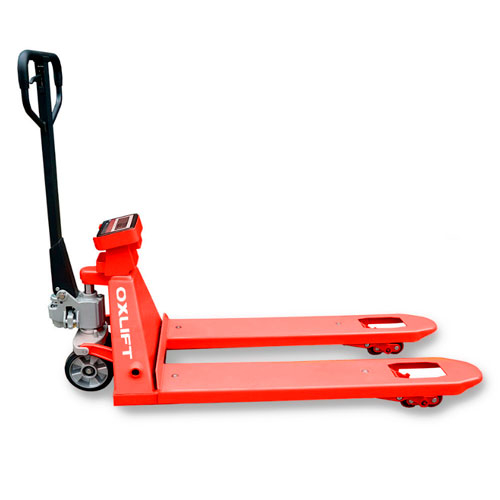 гидравлическая тележка с весами ox 20v oxlift 2000 кг Oxlift