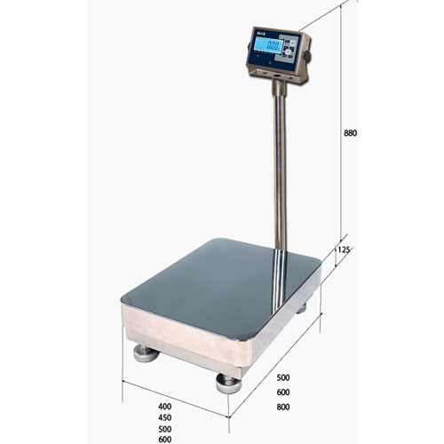 товарные пылевлагозащищённые весы promas pm1hws-100 платформа 400х500 MAS-center