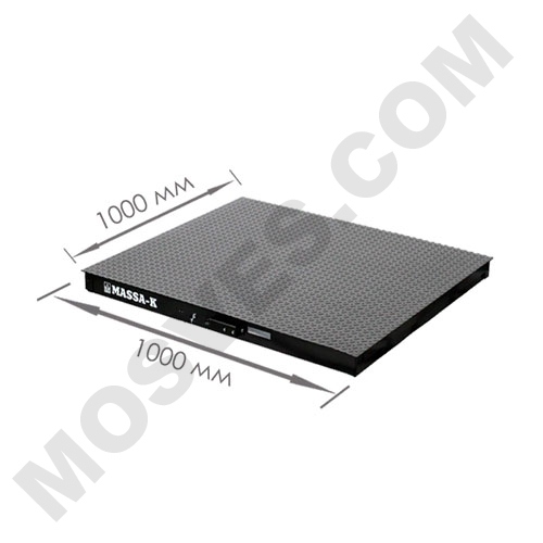 весы «4d-pm-1-1000-ab» платформенные платформа 1000х1000 мм Масса-К