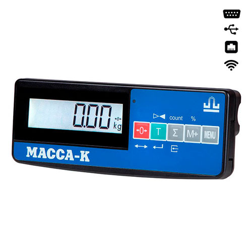 весы tb-5040n-200.2-a(ruew)3 платформа 400х500 нержавеющая сталь Масса-К