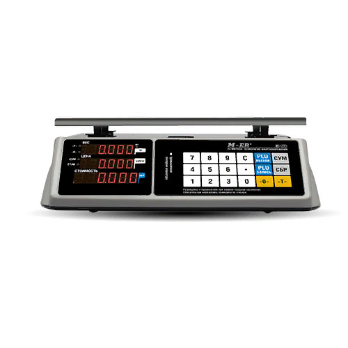 торговые настольные весы m-er 328 ac touch-m led rs232 Mertech (Меркурий)