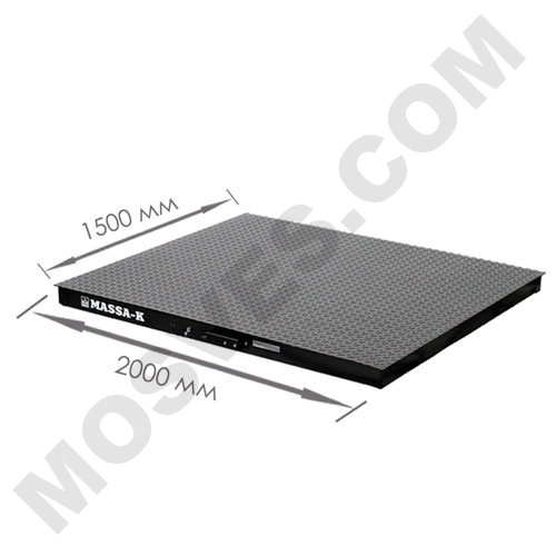 весы «4d-pm-7-6000-ab» платформенные платформа 2000х1500 мм Масса-К